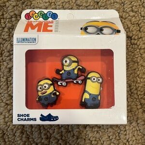 Jibbitz. Shoe charms.  Minions